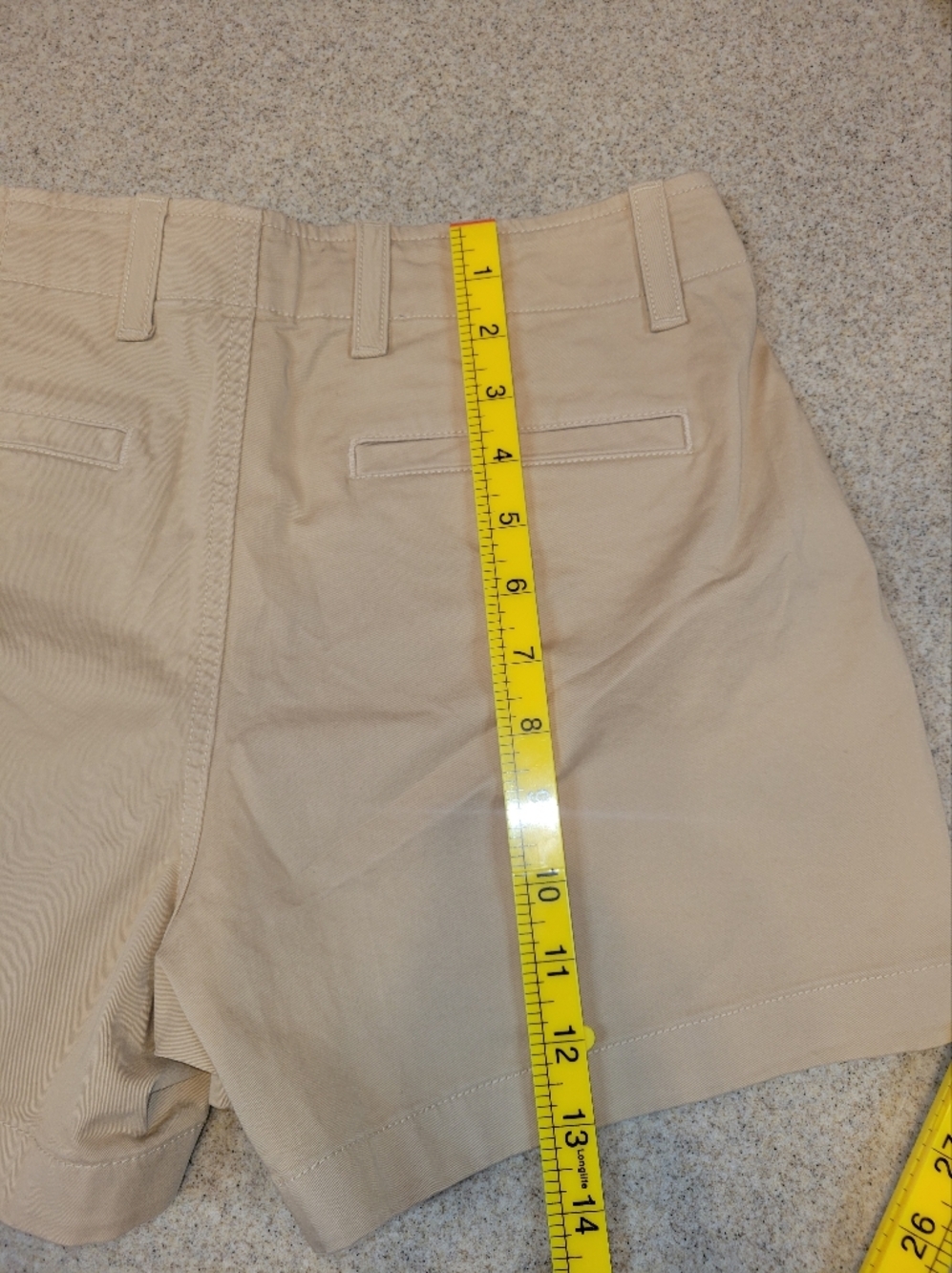 GAP Women's Downtown Khaki Casual Cotton Shorts Size 4 Petite - Picture 8 of 9